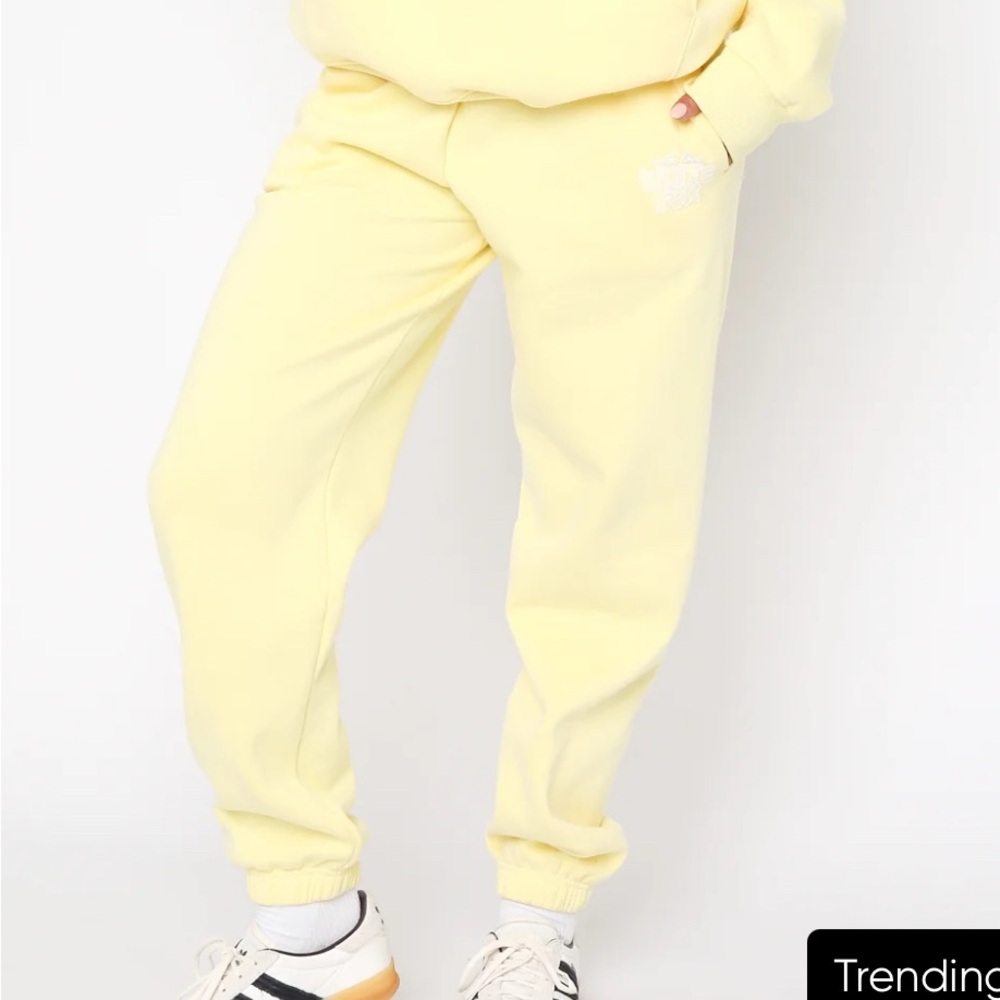 Yellow White Fox Sweatpants